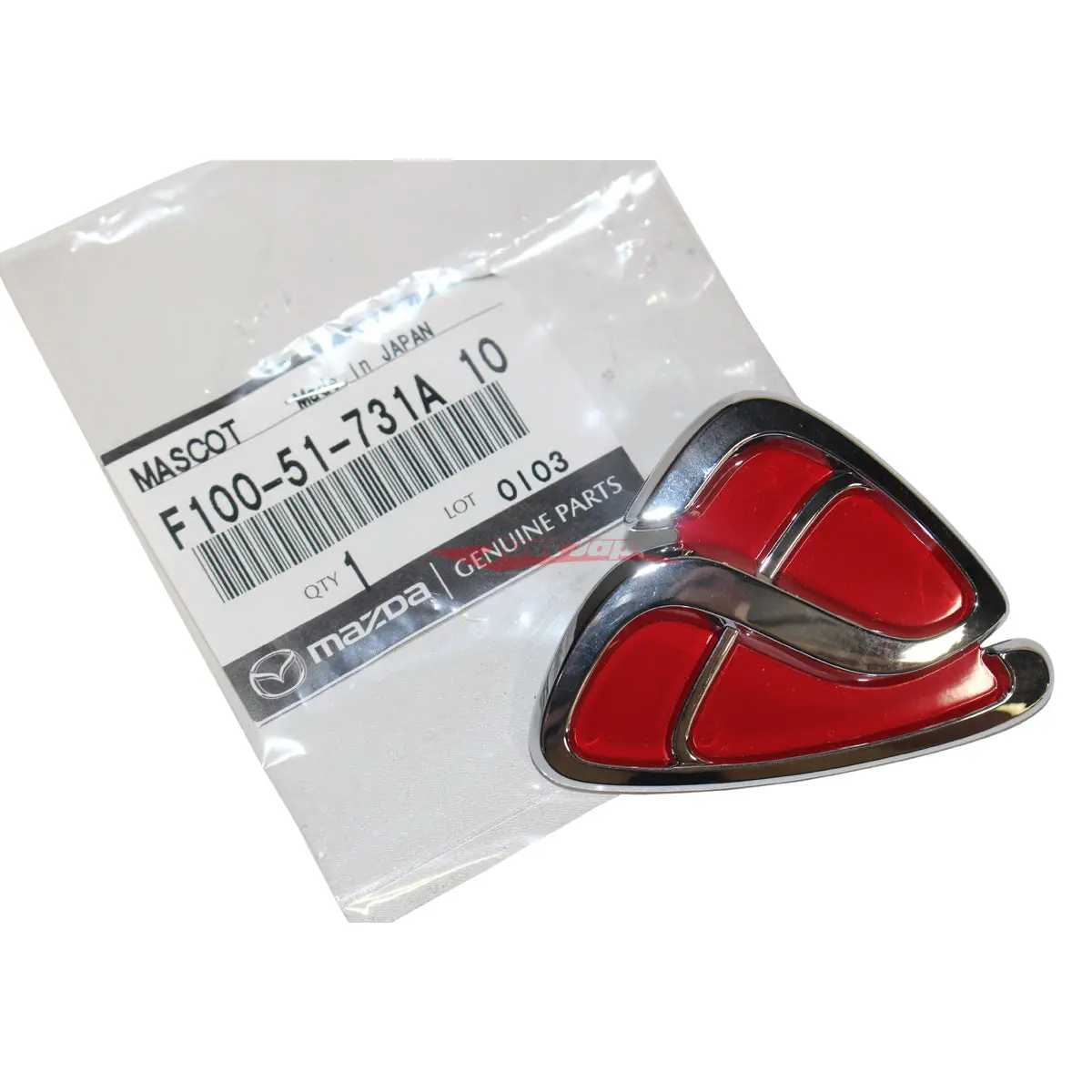 Genuine Mazda Front Efini Emblem (Red) Fits Mazda Rx-7 Fd3s 1