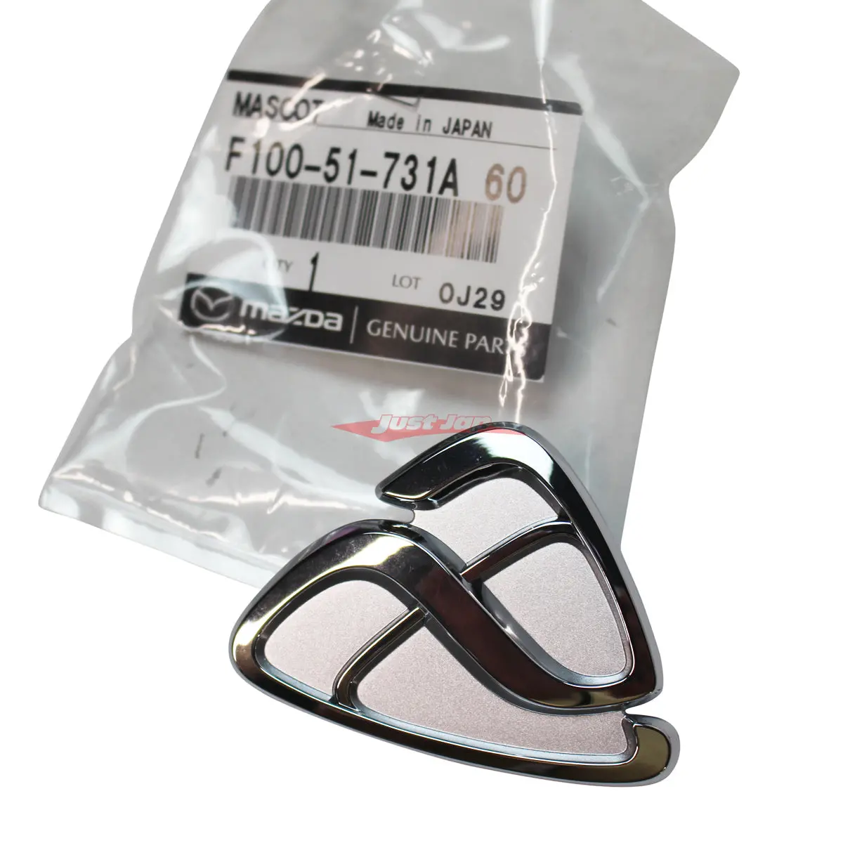 Genuine Mazda Front Efini Emblem (Silver) Fits Mazda Rx-7 Fd3s 1
