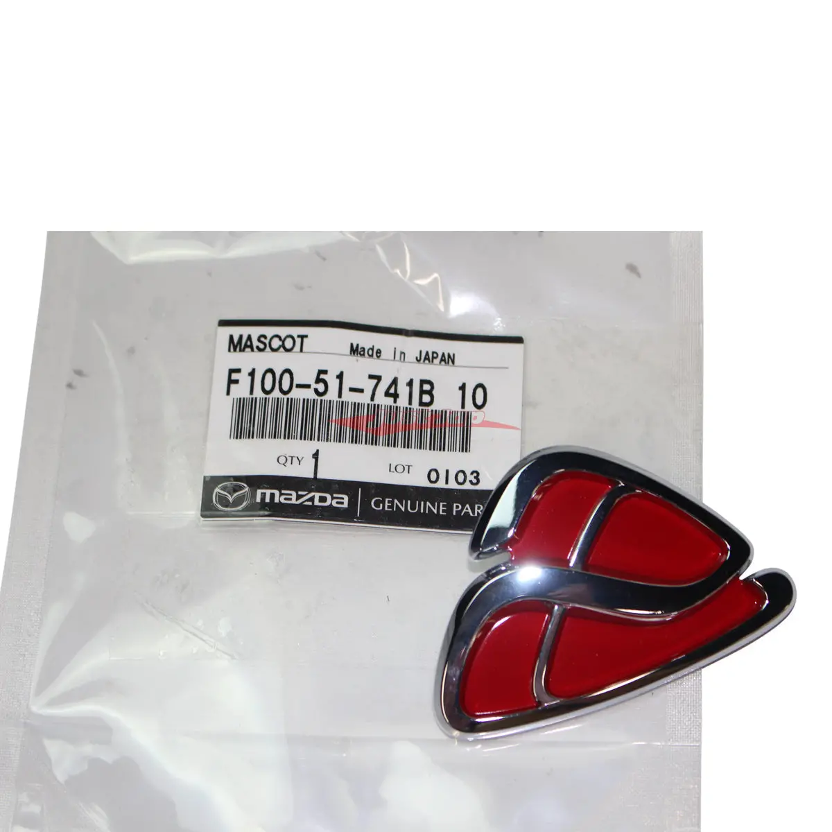 Genuine Mazda Rear Efini Emblem (Red) Fits Mazda Rx-7 Fd3s 1