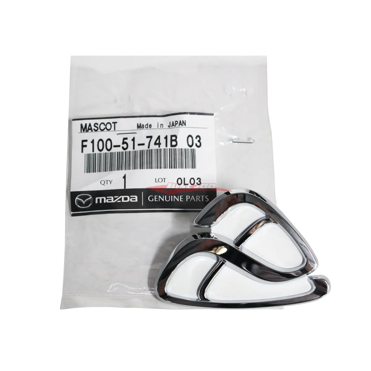 Genuine Mazda Rear Efini Emblem (White) Fits Mazda Rx-7 Fd3s 1