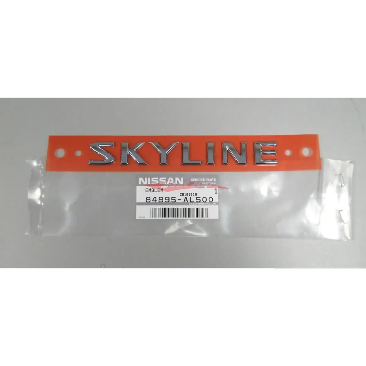 Genuine Nissan Boot Lid Emblem "Skyline"  Fits Nissan V35 Skyline Sedan 01-03 1