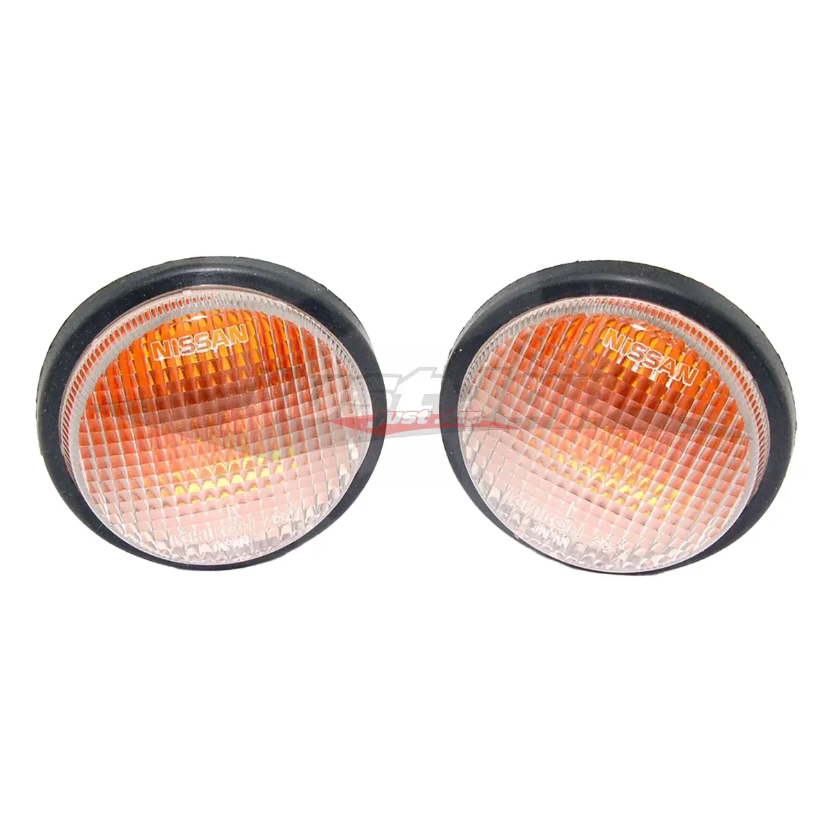 Genuine Nissan Clear Front Indicator Lamp Set (L/H & R/H) Fits Nissan R33 Skyline Gtr 1