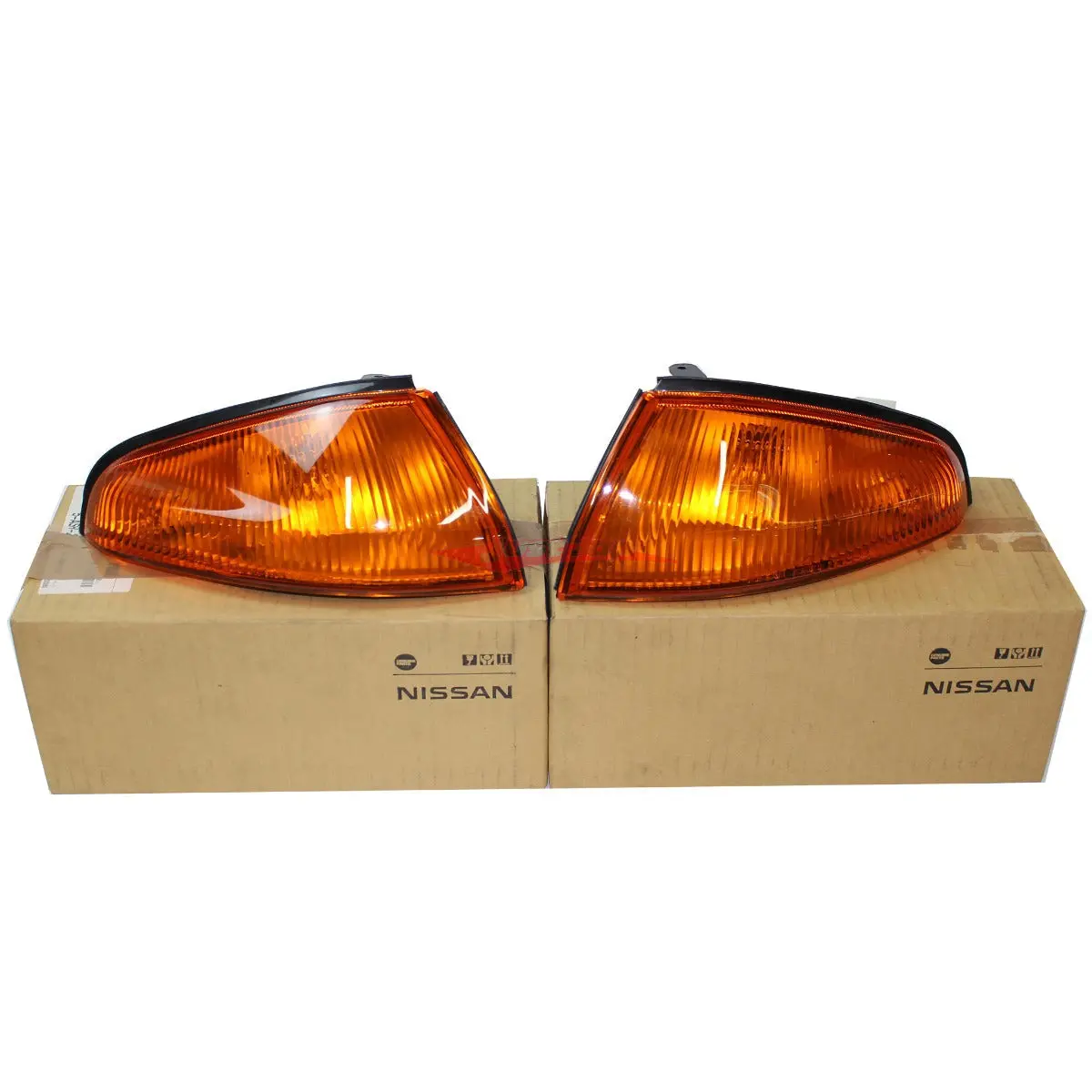Genuine Nissan Front Indicator Lamp & Wiring Assemblies (L/H & R/H) Fits Nissan R32 Skyline Gtr 1