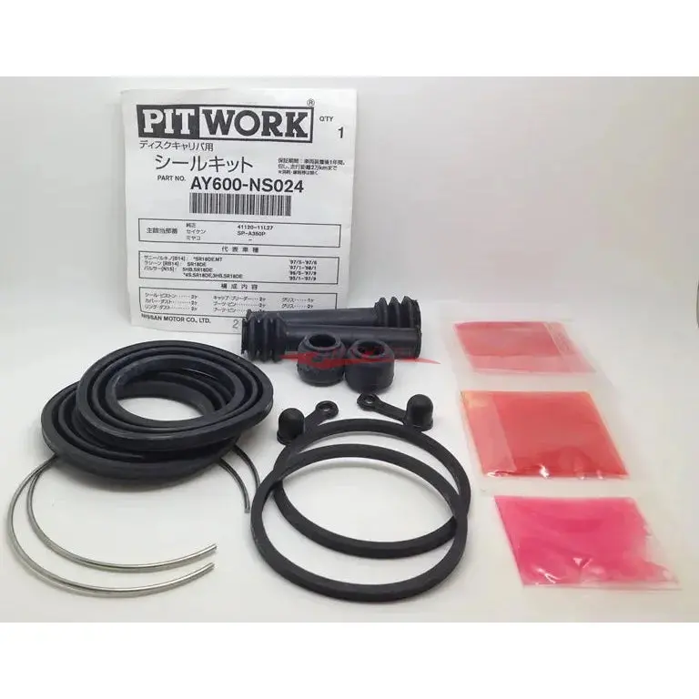Genuine Nissan / Pitwork Front Caliper Seal Kit (41120-11L27) Fits Nissan Rnn14 Gti-R & N15 Pulsar Sss/Vz-R 1