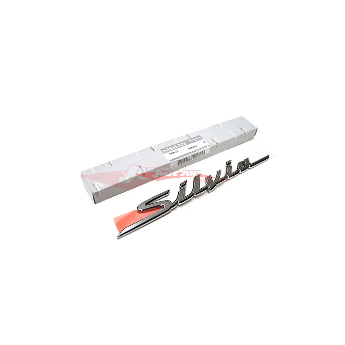 Genuine Nissan Silvia Rear Badge Fits Nissan S15 Silvia & 200Sx (Shadow Chrome Finish) 1