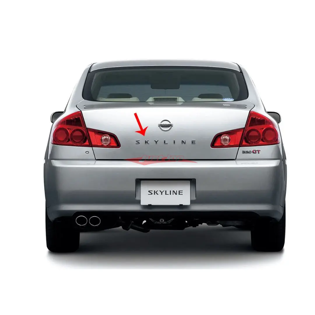 Genuine Nissan "Skyline" Boot Lid Badge Fits Nissan V35 Skyline (Sedan) 1