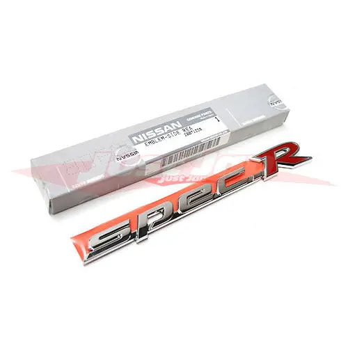 Genuine Nissan Spec R Side Badge Fits Nissan S15 Silvia & 200Sx (Shadow Chrome) 1
