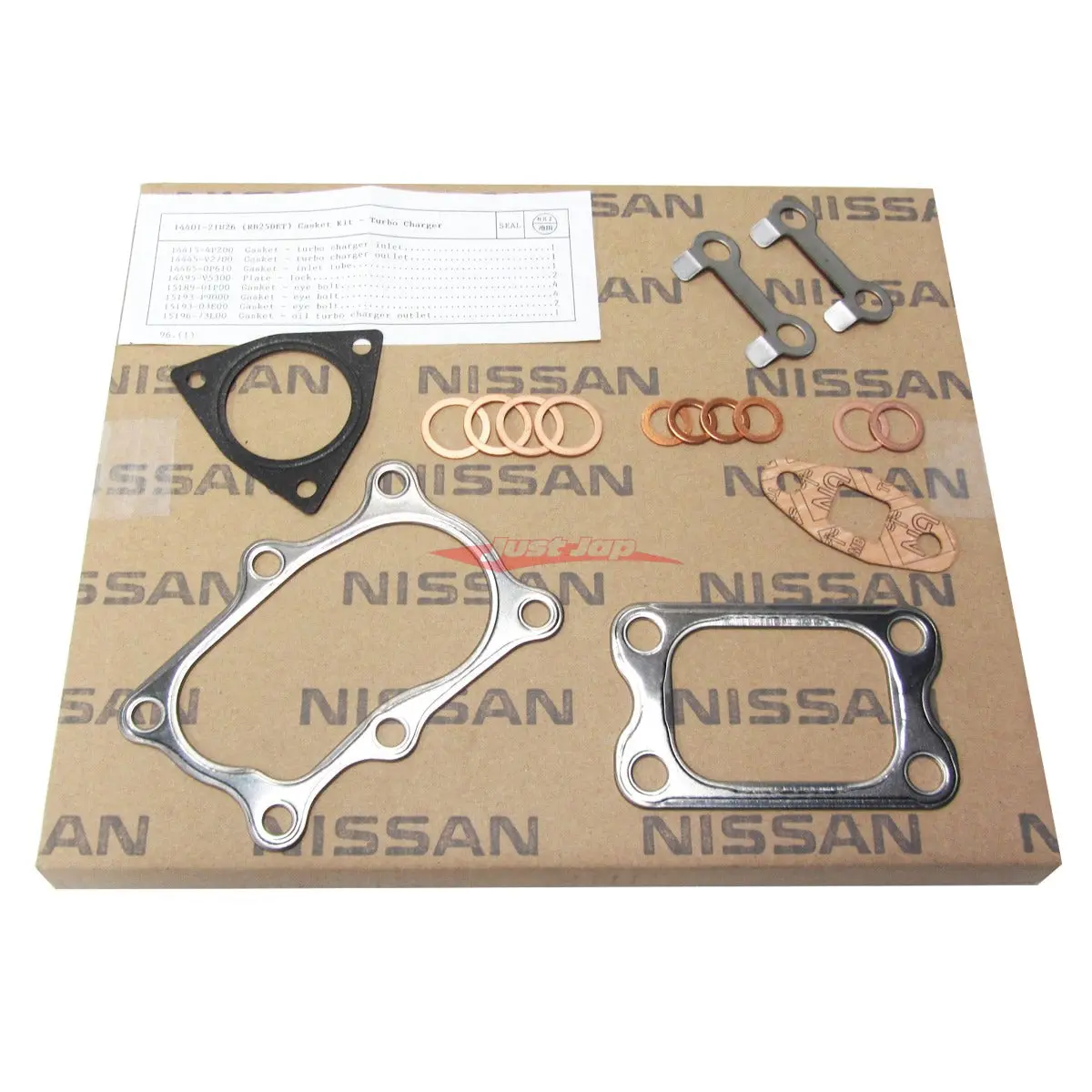 Genuine Nissan Turbocharger Gasket Kit Fits Nissan R32/R33/R34 Skyline, C34 Stagea, Y33/Y34 Ceric & Gloria (Rb20det/Rb25det) 1
