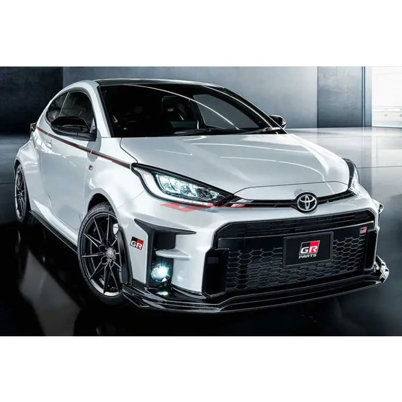 Genuine Trd Front & Rear Spoiler Extension Set (4 Piece) Fits Toyota Gr Yaris Gxpa16 1