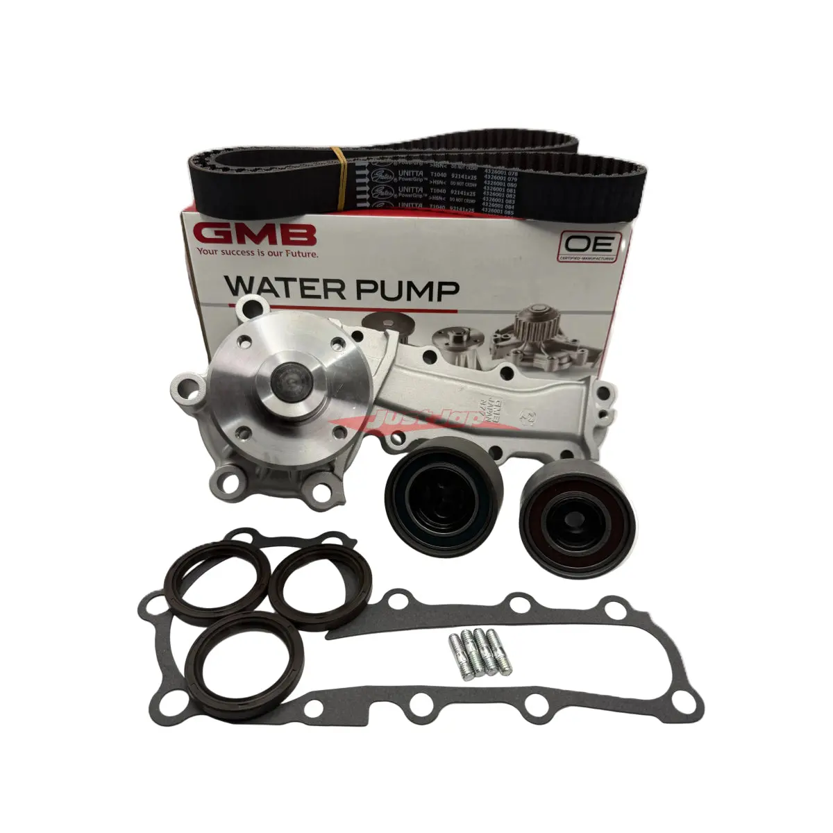 Gmb Water Pump & Gates Oe Timing Belt Kit Fits Nissan R31/R32 Skyline, A31 Cefiro, C32/C33/C34 Laurel (Rb20det/Rb25de/Rb26dett) 1