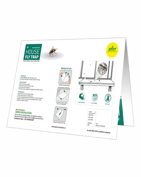 Green Revolution  Small House Fly Glue Trap 1