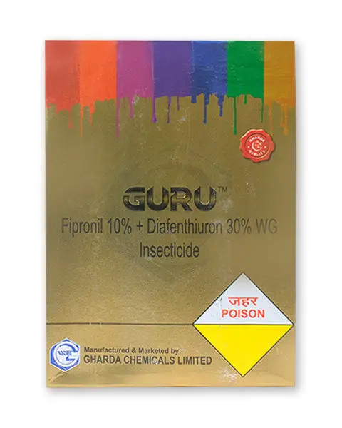 Guru Insecticide (Fipronil 10% + Diafenthiuron 30% W/W Wg)- Broad Spectrum Control 1