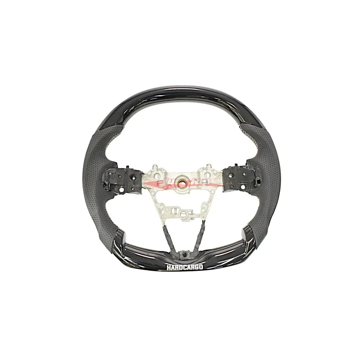 Hard Cargo Piano Black/Perforated Leather Steering Wheel 1