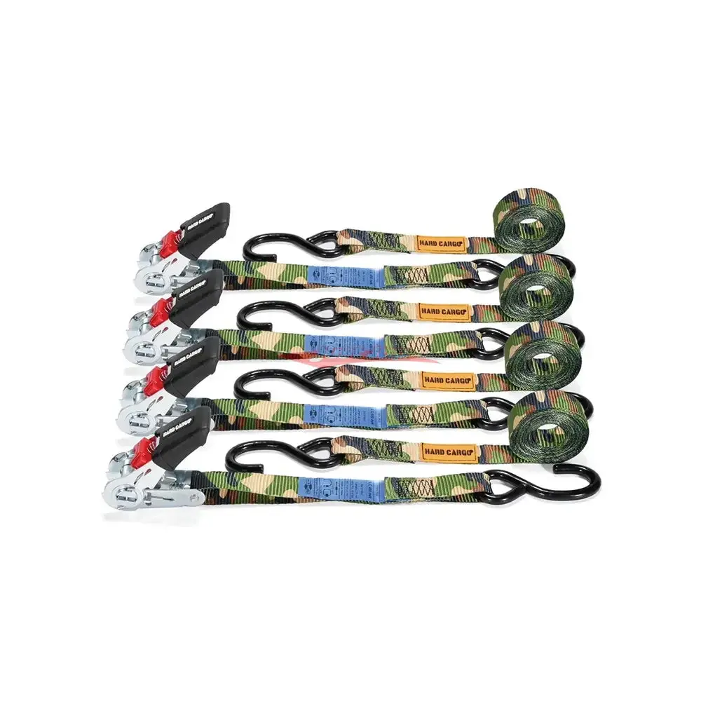 Hard Cargo Ratchet Tie Down Set Of 4 1