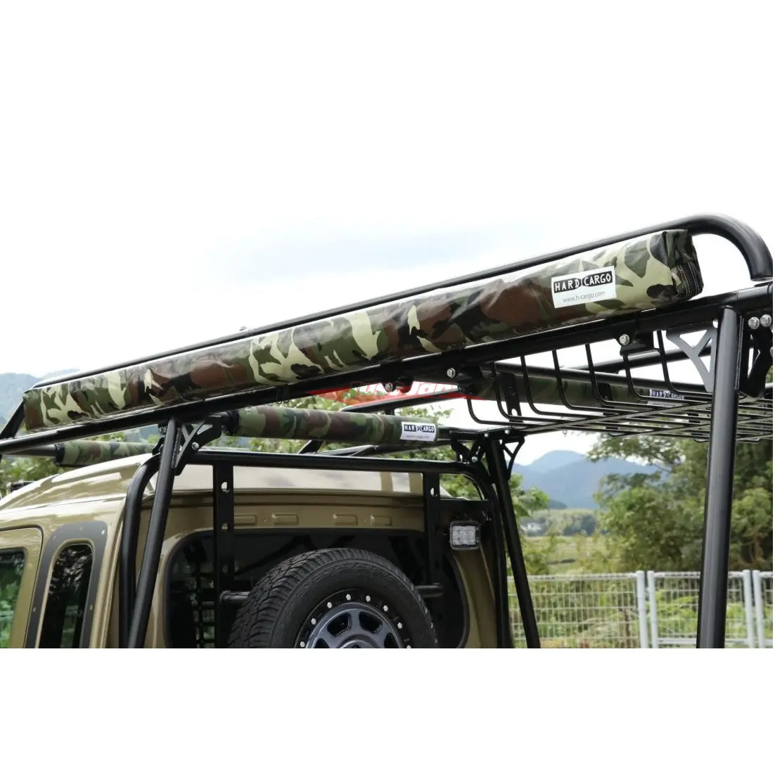Hard Cargo Side Awning Fits Hard Cargo Work Carrier (Camo) 1