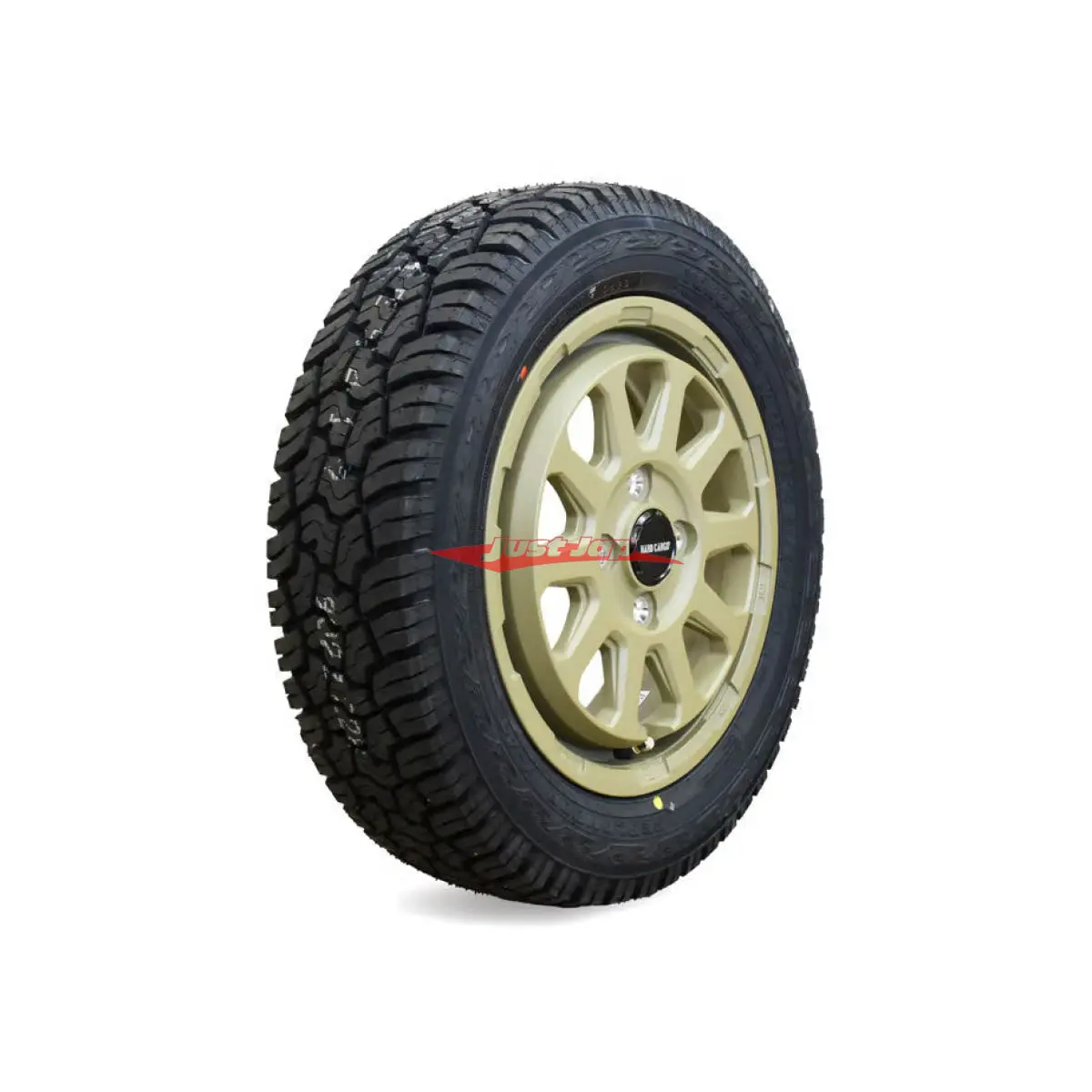 Hard Cargo X Ranger Wheels Khaki Alloy(Set Of 4) Fits Daihatsu Hi-Jet/Deck Van/Atrai 1