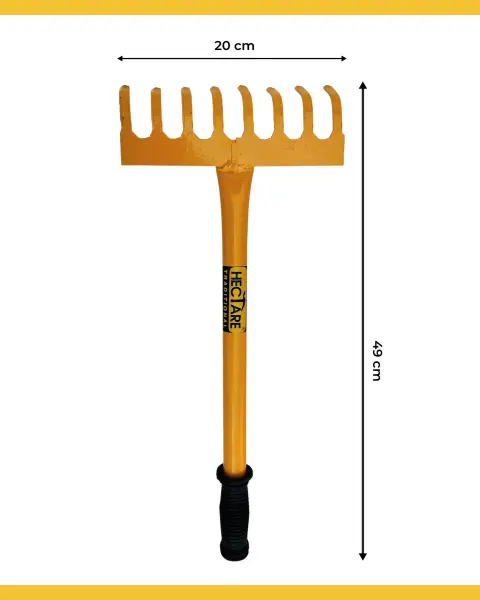 Hectare Traditional Garden Rake - Hand Cultivator 1