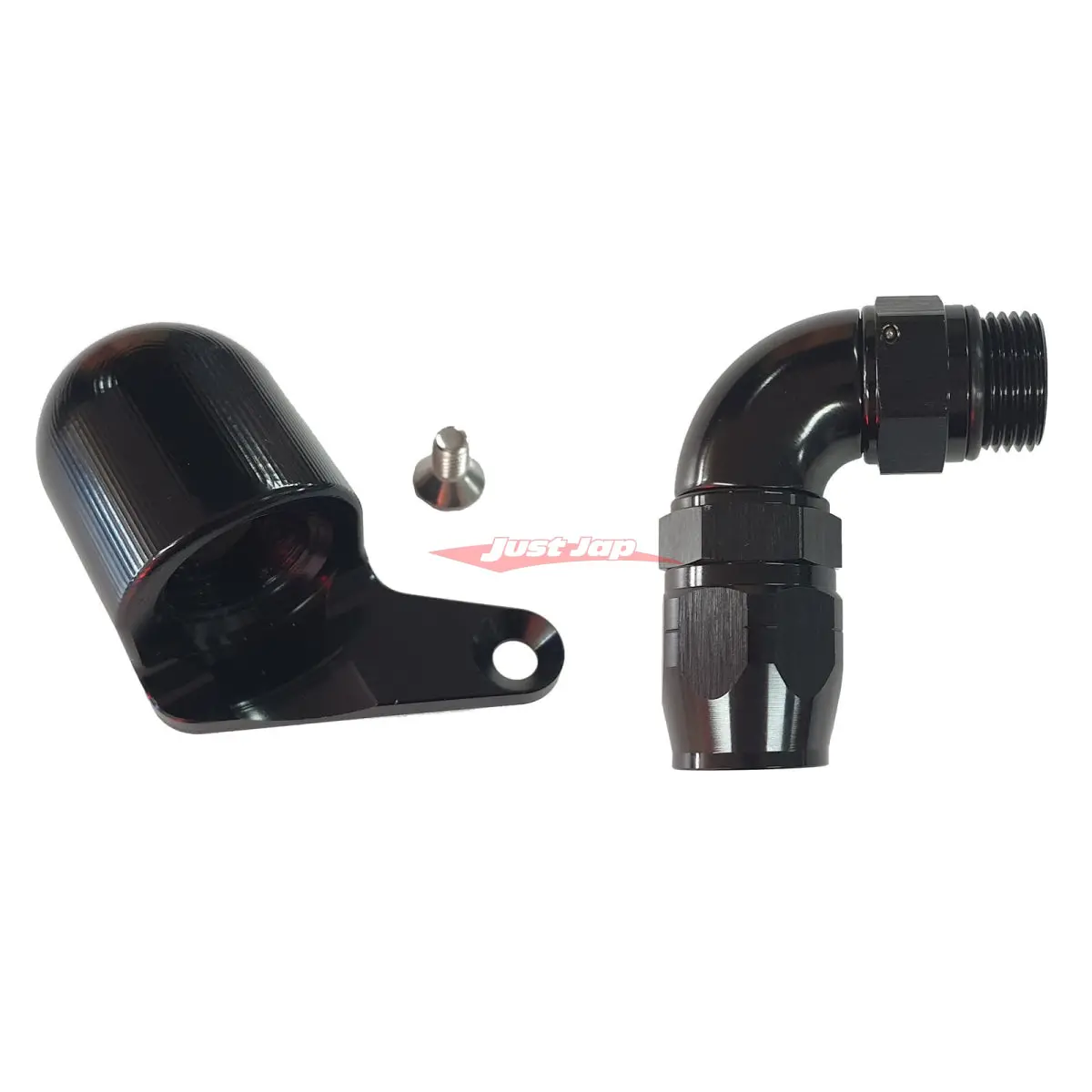 Hi Octane Racing Head Oil Drain & 90 Degree Fitting Fits Nissan Rb25/Rb26 Engines 1