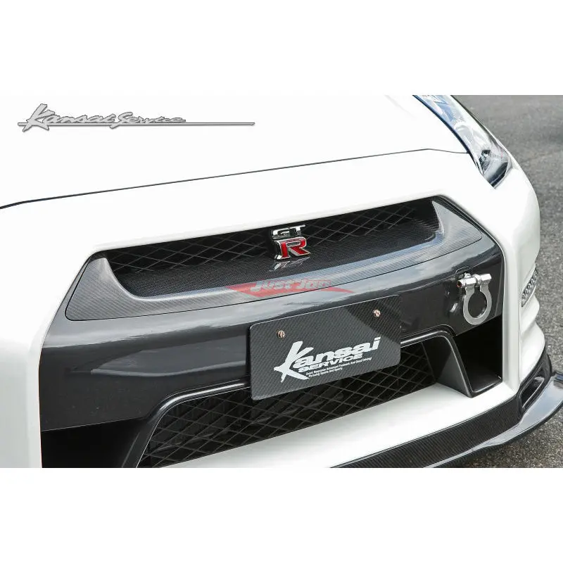 Hks Kansai Service Carbon Front Grille Fits Nissan R35 Gtr Dba (11-15) 1