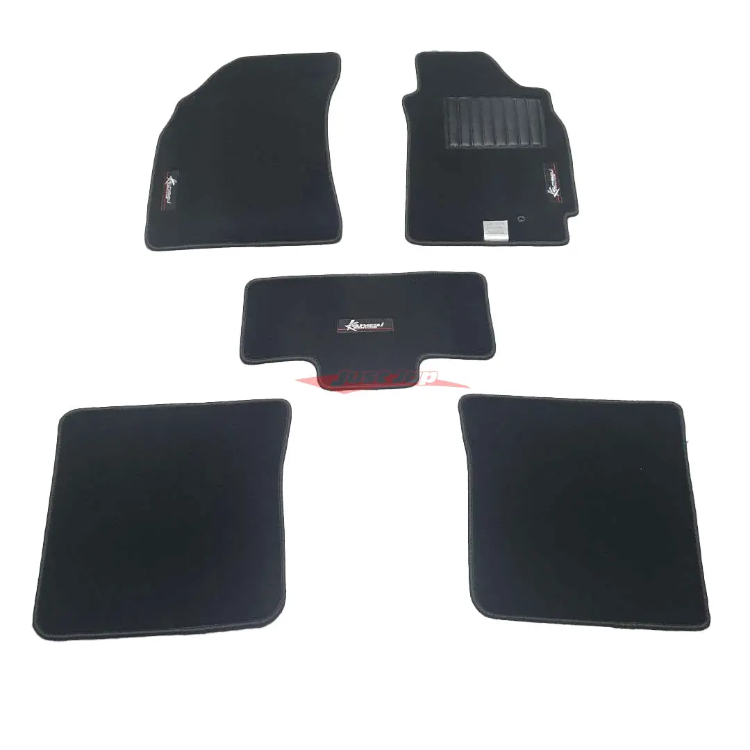 Hks Kansai Service Floor Mat Set (Black Stitching) Fits Mitsubishi Evolution 7/8/9 Ct9a 1