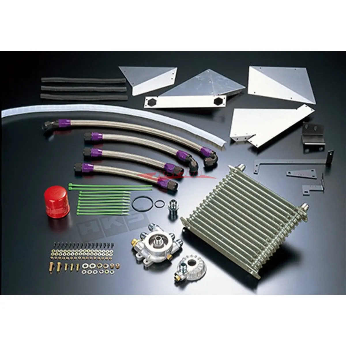 Hks Oil Cooler Kit Type R Fits Toyota Jza80 Supra 1