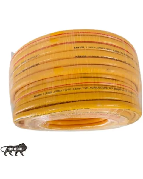 Autostudio Hose Pipe 50 M (160 Feets ) 8.5 Mm (Half Inch) Connector Implements 1