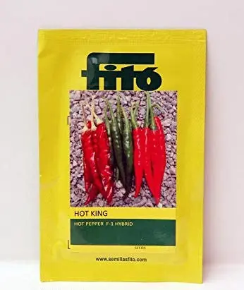 Hot King Chilli Seeds - Semi Erect, Lustrous Red, High Pungency 1