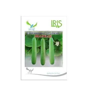 Iris Hybrid Vegetable Seeds F1 Hybrid Bottle Gourd Jhankar (Long) 1