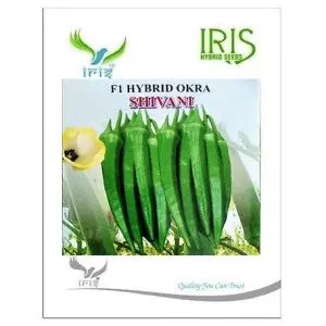 Iris Hybrid Vegetable Seeds F1 Hybrid Okra(Bhindi) Shivani 1