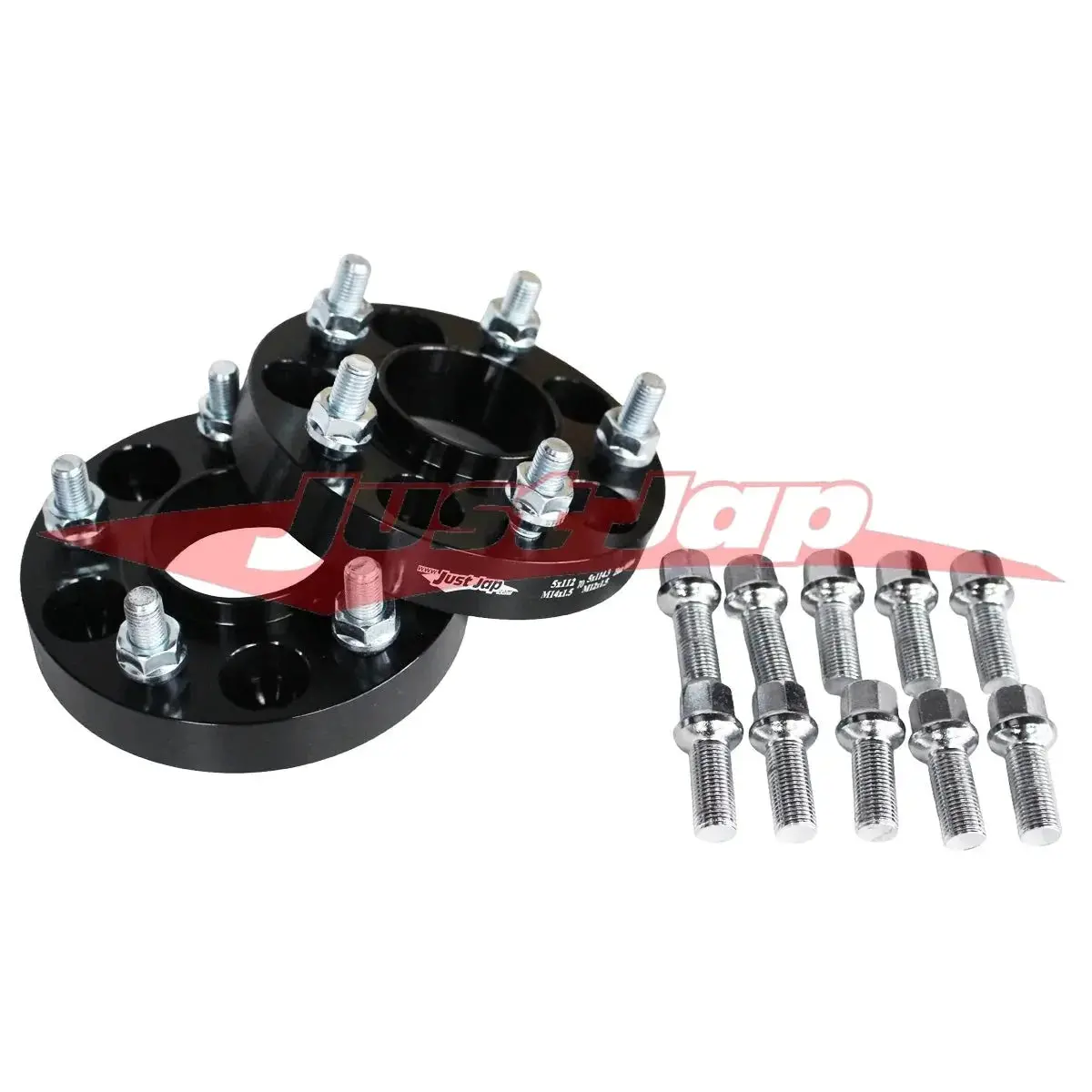 Jjr 20Mm Bolt-On Wheel Spacers Fits Mercedes Benz & Audi M14 X 1.5 (5 X 112 > 5 X 114.3 M12 X 1.5) 66.6Mm 1