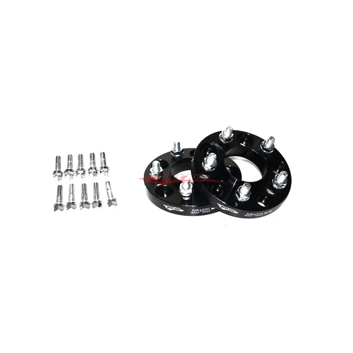 Jjr 25Mm Bolt-On Wheel Spacers Fits Vw & Audi M14 X 1.5 (5 X 112 > 5 X 114.3 M12 X 1.5) 57.1Mm 1