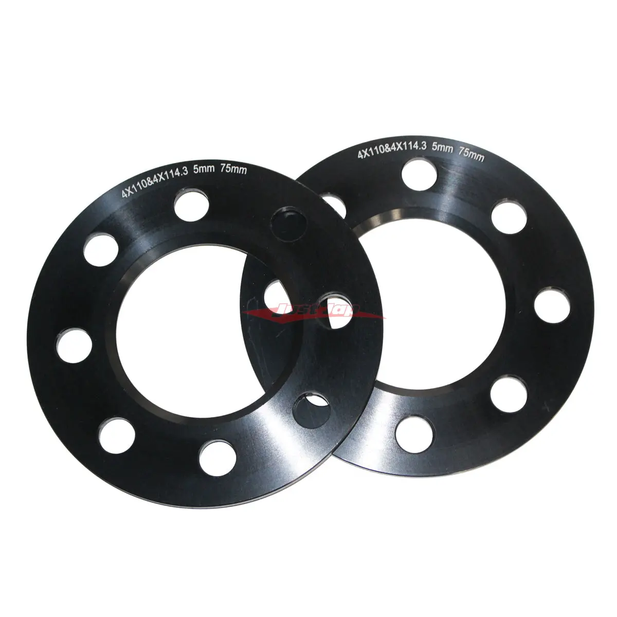 Jjr 5Mm Floating Wheel Spacers - 4 Stud Multi-Fit (4 X 110 & 4 X 114.3) 1