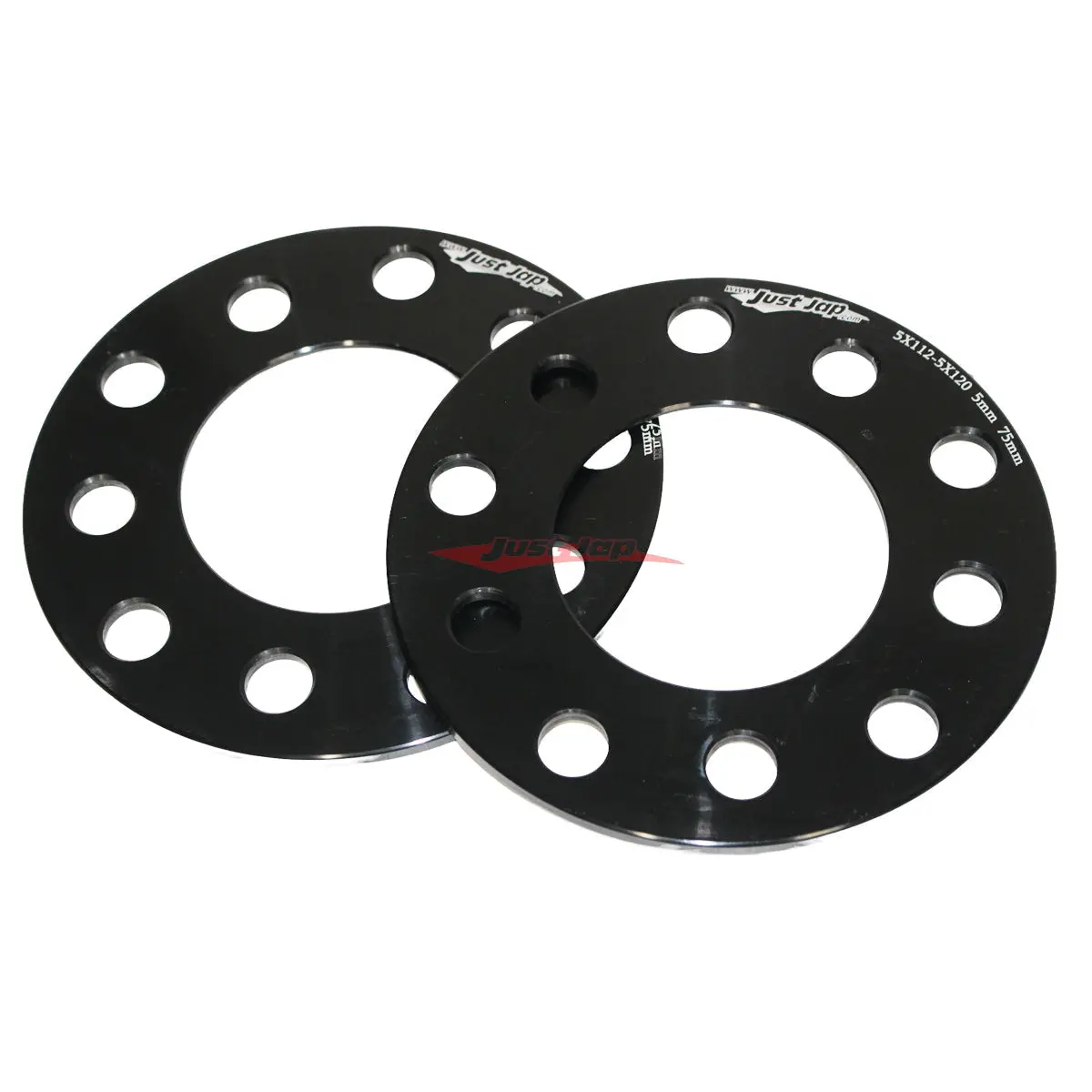 Jjr 5Mm Floating Wheel Spacers - 5 Stud Multi-Fit (5 X 112 & 5 X 120) 1
