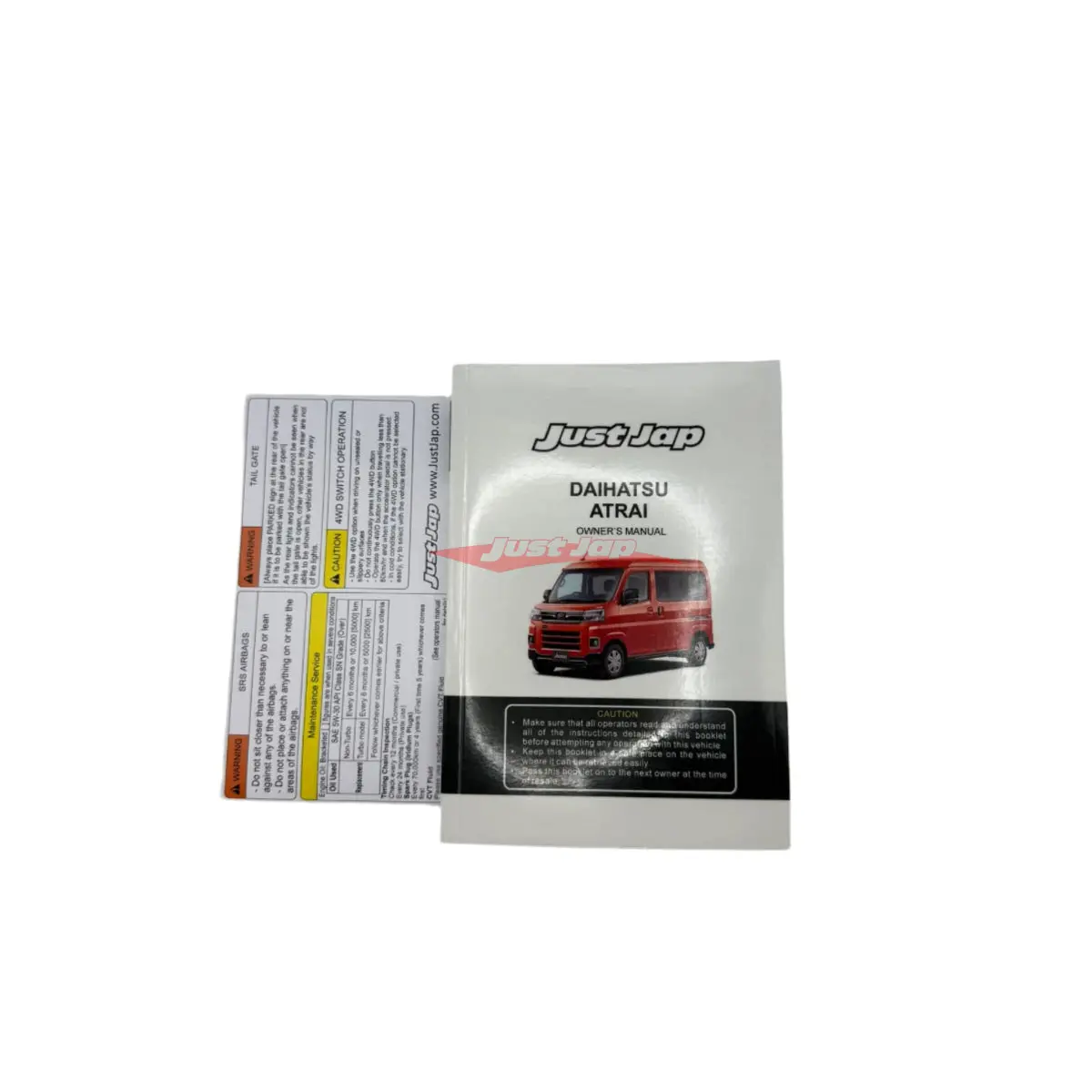 Jjr English Owners Manual For Daihatsu Atrai 2023+ 1
