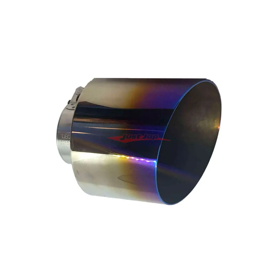 Jjr Single Layer Exhaust Tip Set (Titanium Look) Fits Nissan R35 Gtr 1