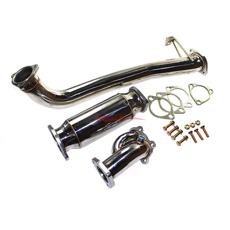 Jjr Stainless Dump Pipe De-Cat Bundle C Fits Nissan S13 Silvia & 180Sx (Sr20det) 1