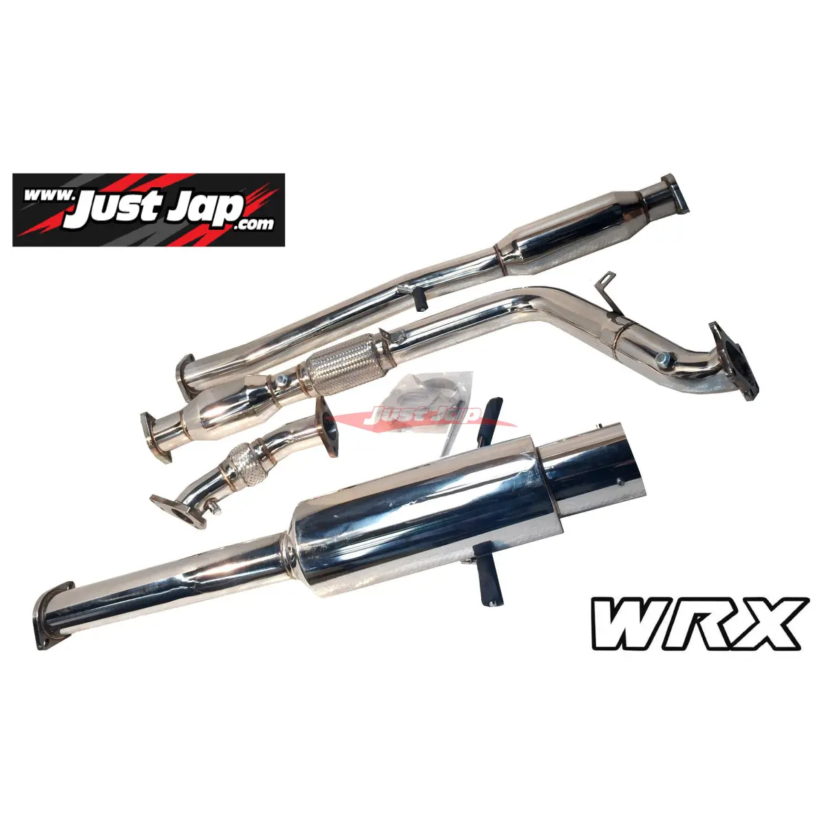 Jjr Stainless Turbo Back Exhaust System Fits Subaru Impreza Wrx Gda/Gga (01-06) 1