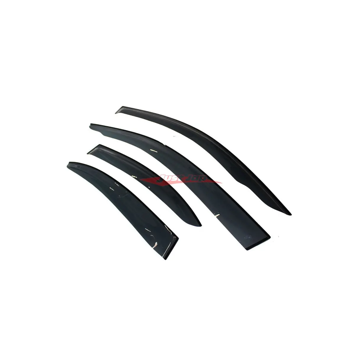 Jjr Weathershield Window Visor Rain Gaurds Fits Mitsubishi Evolution X 10 Cz4a 07-17 1