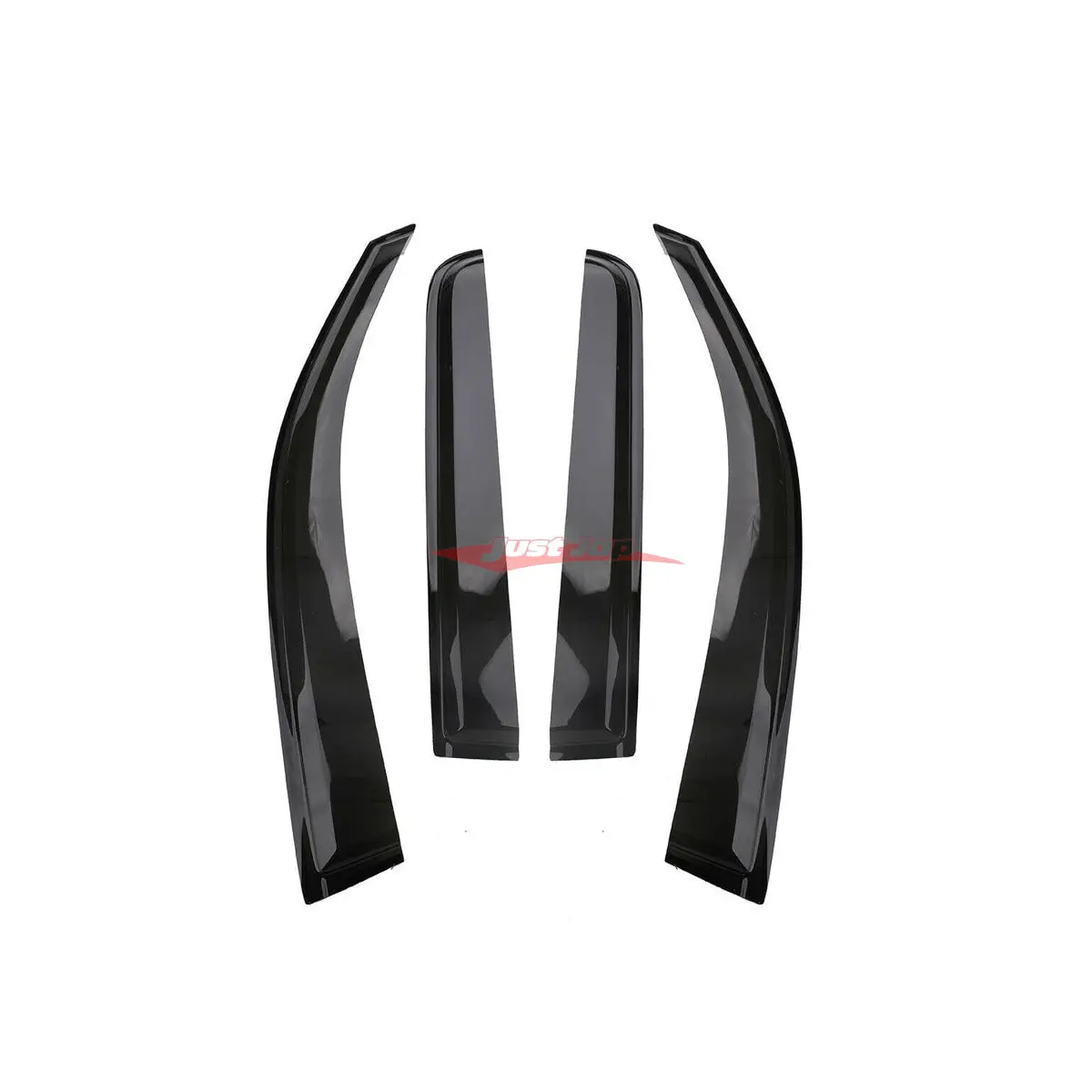 Jjr Weathershield Window Visor Rain Gaurds Fits Toyota Hilux Sr Sr5 Dual Cab 04-15 1
