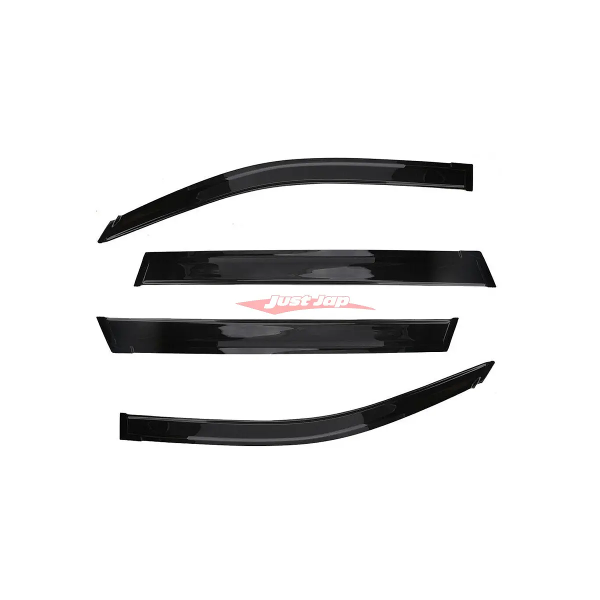 Jjr Weathershield Window Visor Rain Gaurds Fits Toyota Landcruiser 200 Series 07-19 1