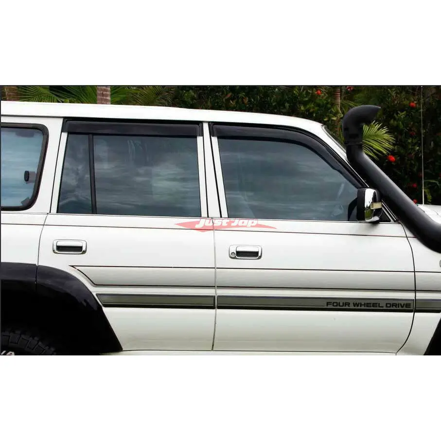 Jjr Weathershield Window Visor Rain Guards Fits Toyota Landcruiser 80 Series 90-98 2