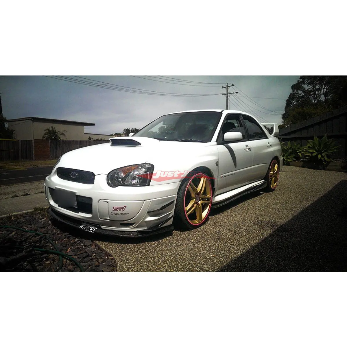 Jsai Aero Double Canards Fits Subaru Gdb Wrx 1
