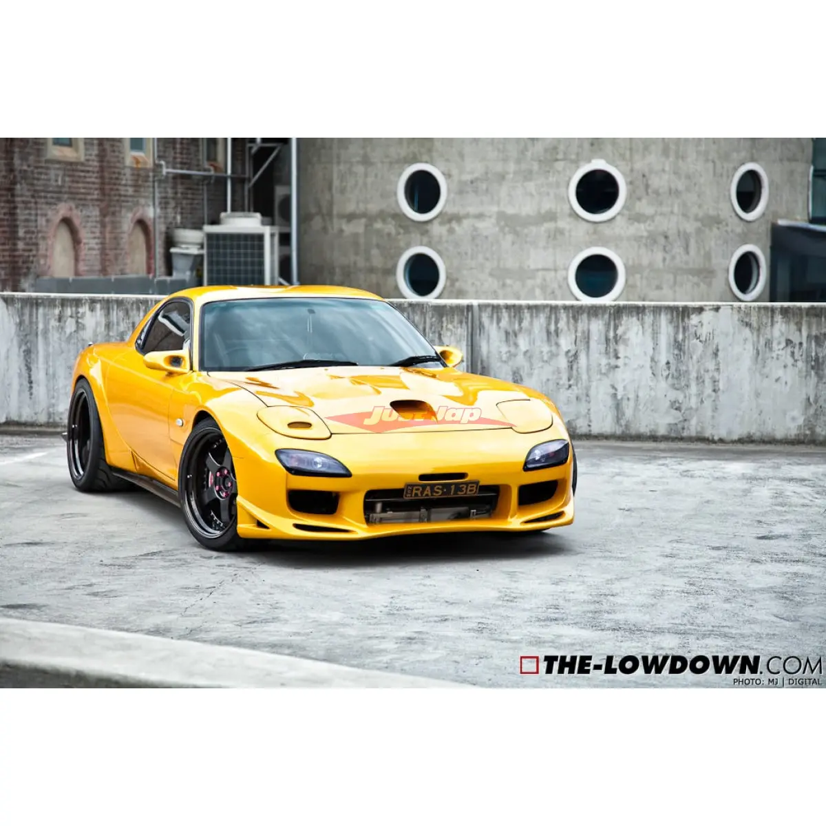 Jsai Aero Feed Style Style Front Bar Fits Mazda Fd3s Rx7 1