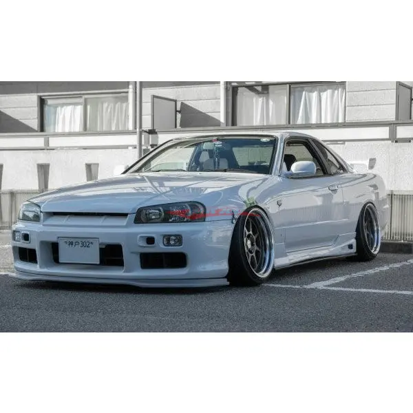 Jsai Aero Gt Style Front Lip Fits Nissan R34 Gtt Skyline 1