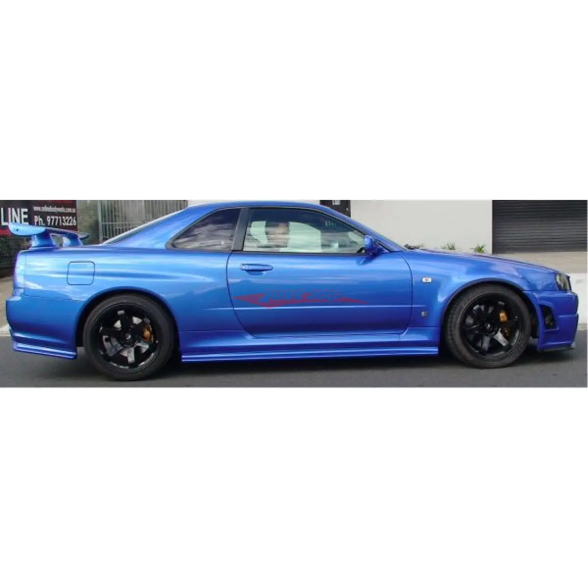 Jsai Aero Nismo Z-Tune Style Side Skirts Extension Fits Nissan Skyline R34 Gtr 1