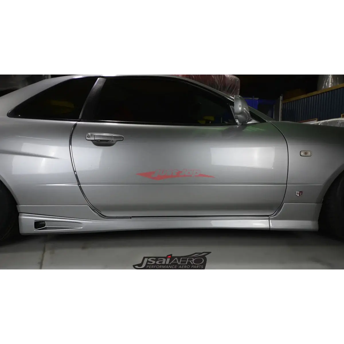 Jsai Aero Side Skirts - Nissan R34 Gtt 2 Piece Altia Style 1