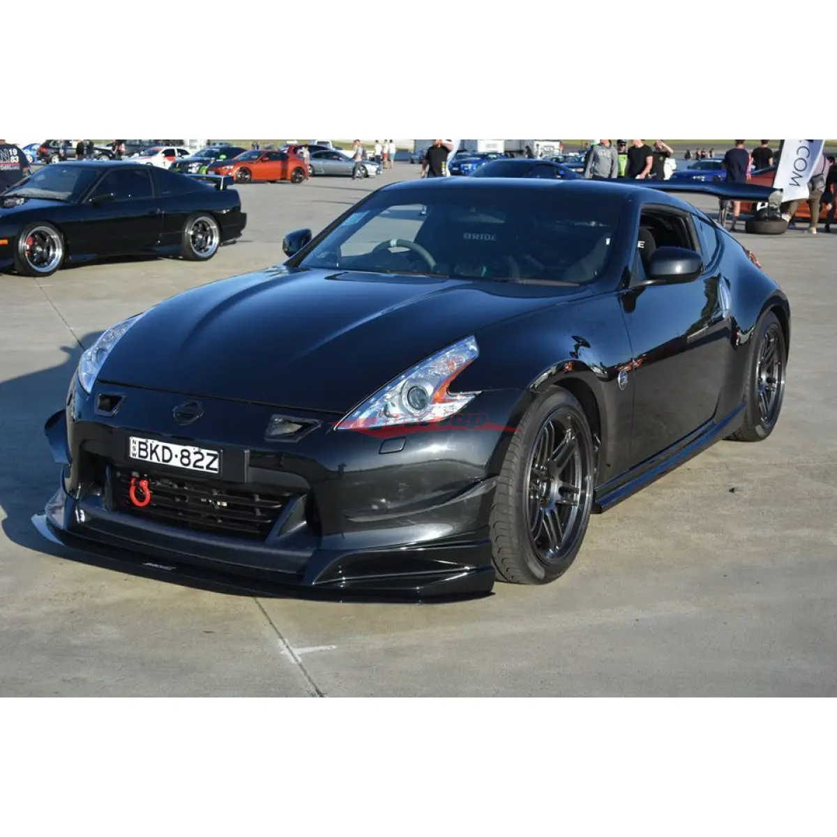 Jsai Aero Slr Style Front Lip Fits Nissan Z34 370Z 1