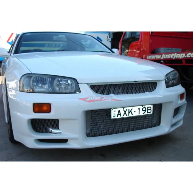 Jsai Aero Top Secret Style Front Bar Fits Nissan R34 Skyline Gt/Gt-T 1