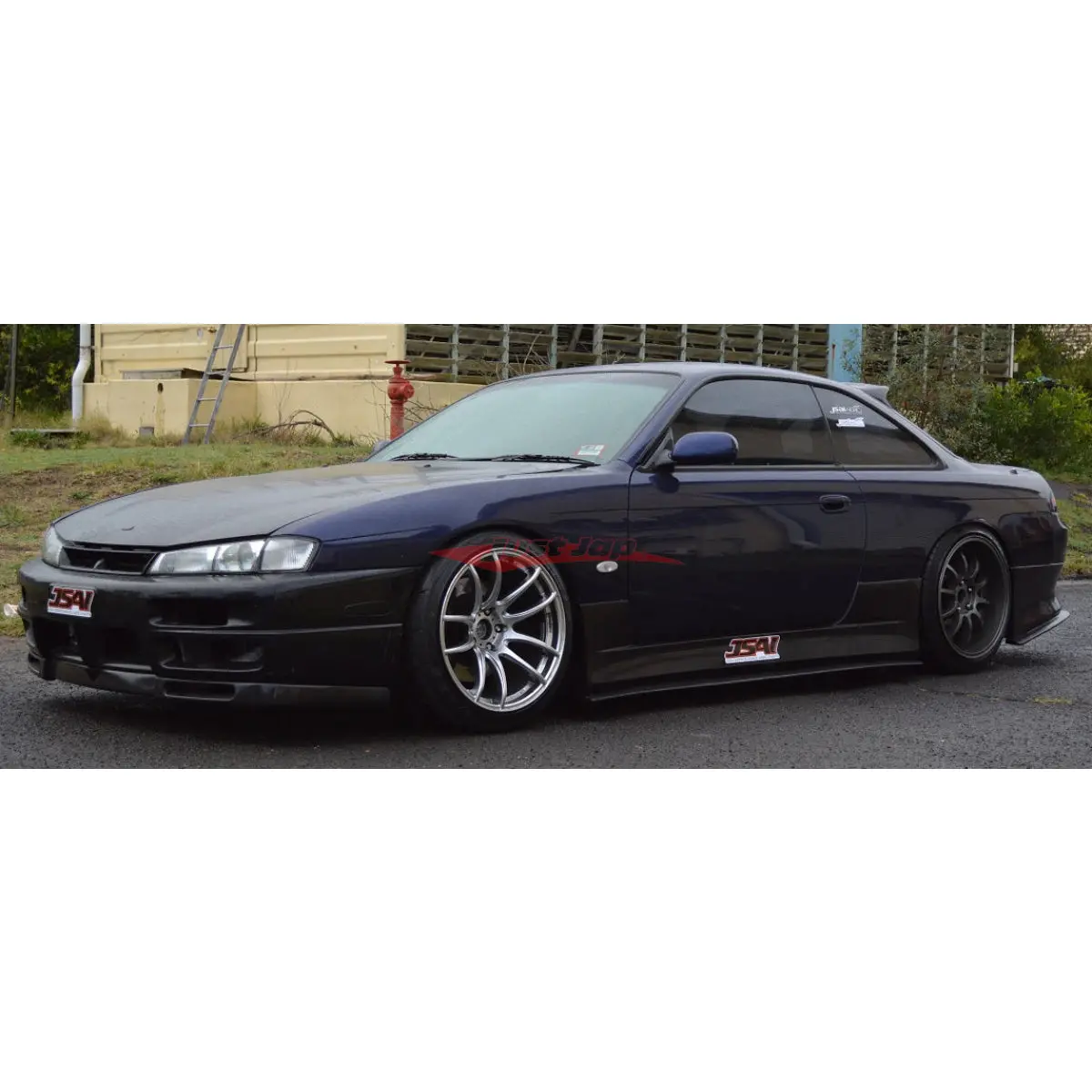 Jsai Aero Vertex Side Skirt Extensions Fits Nissan Silvia S14 1