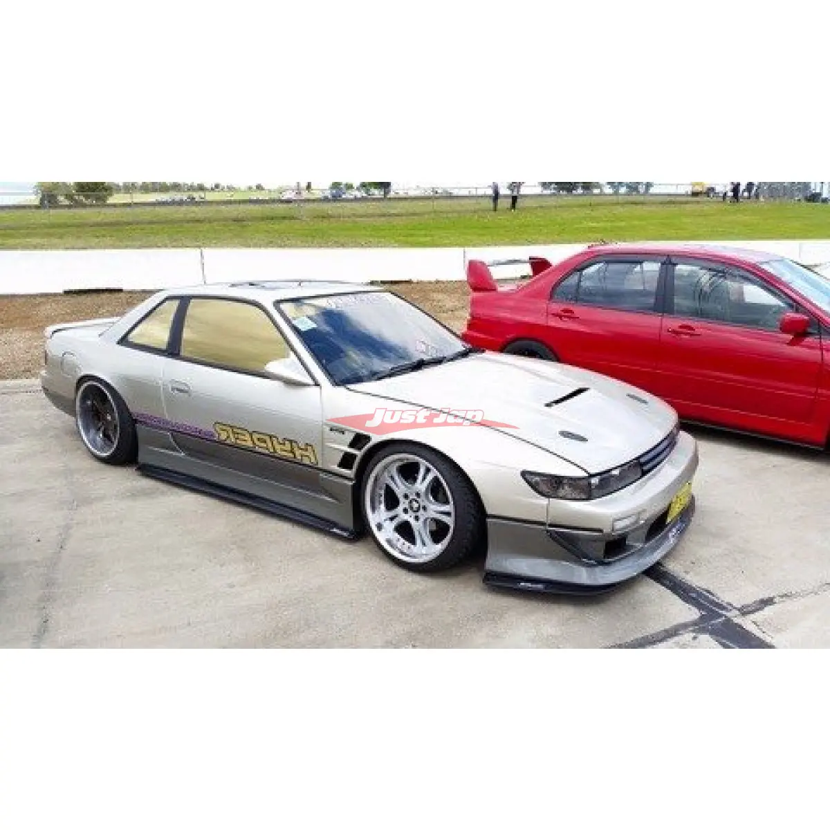 Jsai Aero Vertex Side Skirt Extensions- Nissan S13 Silvia 1